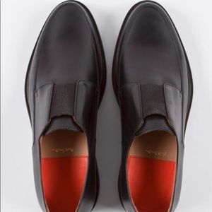 Paul smith men’s  black leather shoes size 42